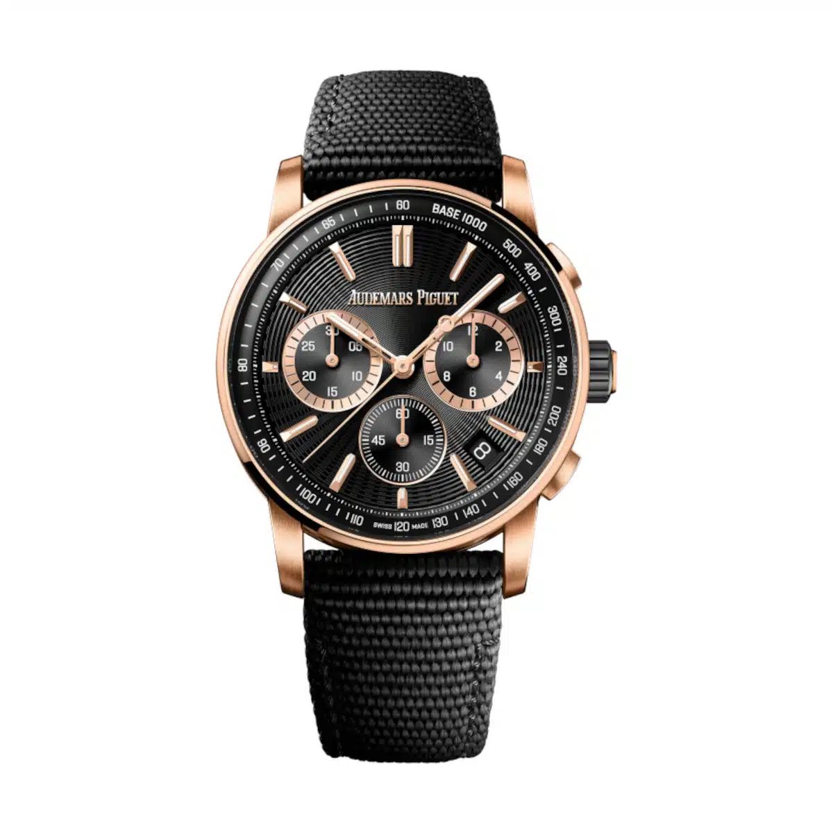 【Super Clone】 Audemars Piguet Code 11.59 Black Dial Black Rubber Strap Watch 41mm 26393NR.OO.A002KB.02