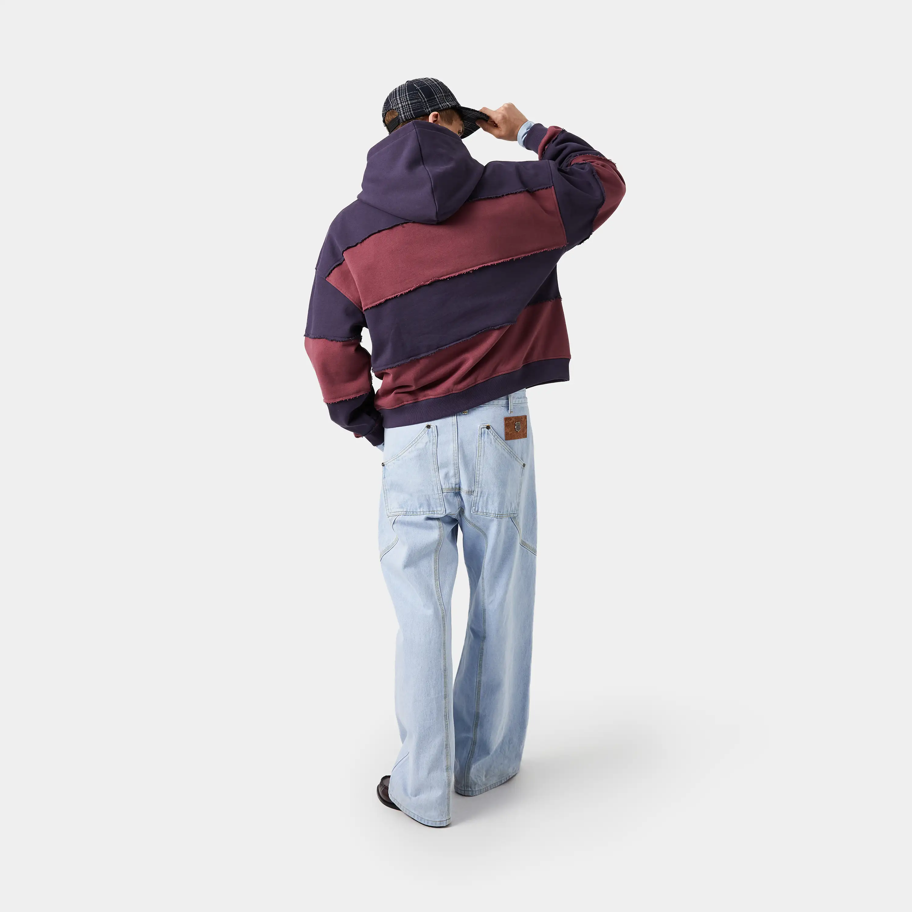 M Stripes Oversized Hoodie