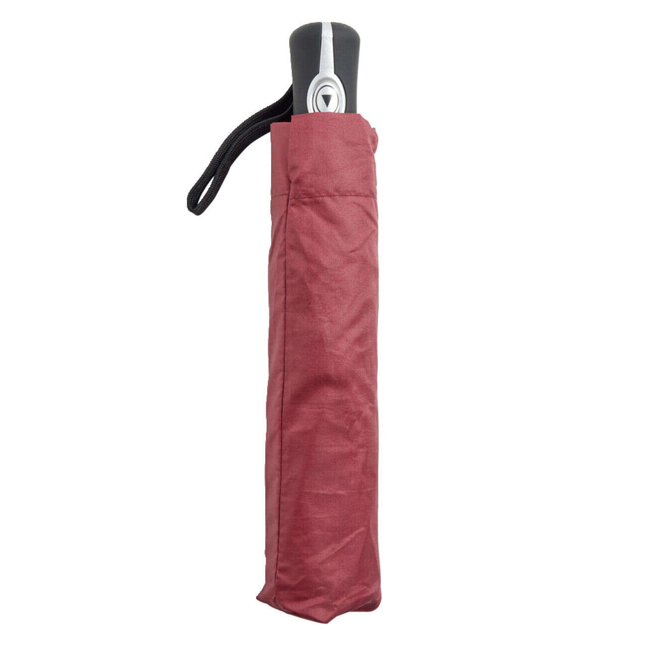 Parapluie pliable automatique uni rouge L24cm