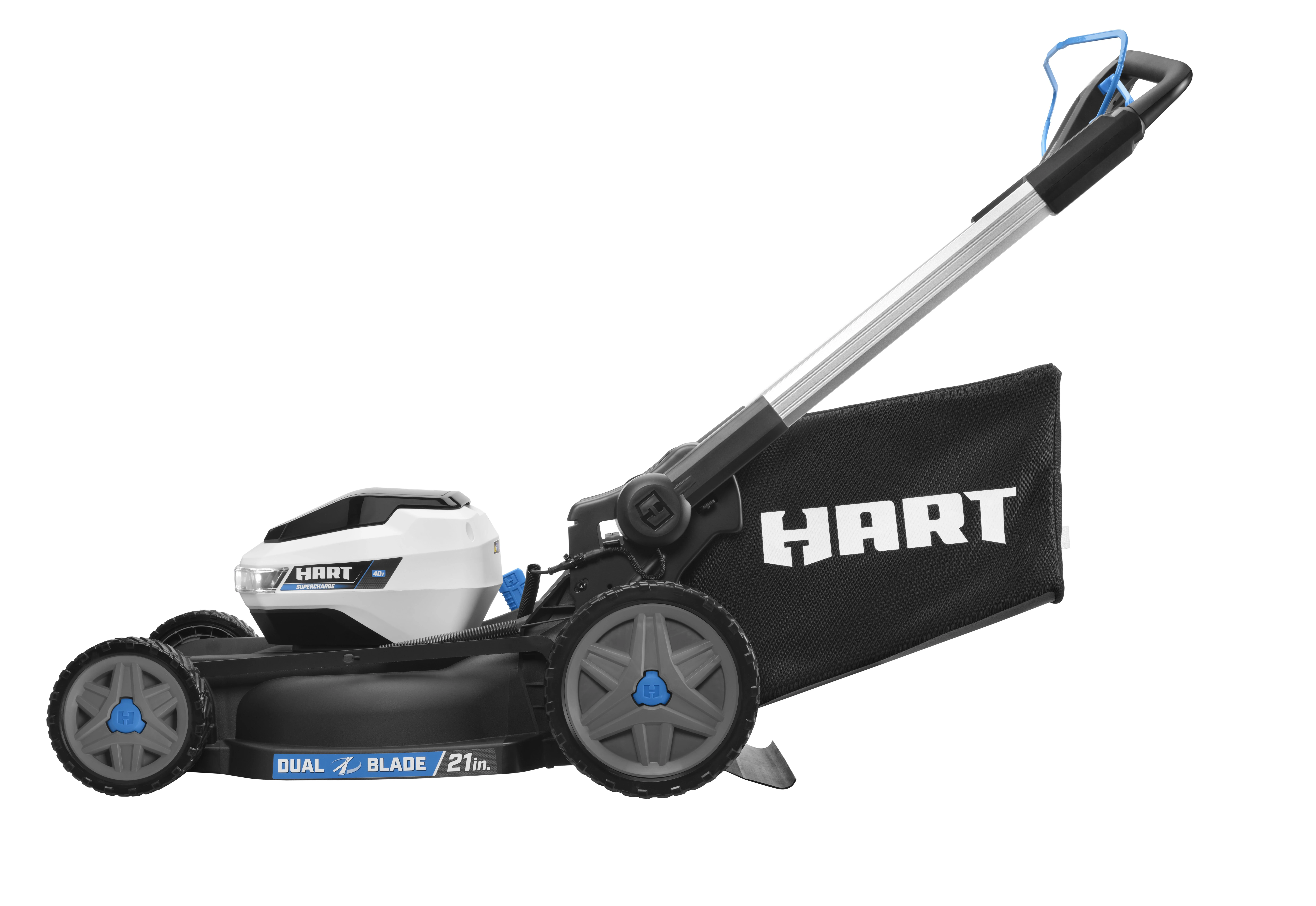 21-inch Supercharge Dual Blade Self-Propelled Mower Kit 40V two 6.0Ah Lithium-Ion Batteries - Image 6