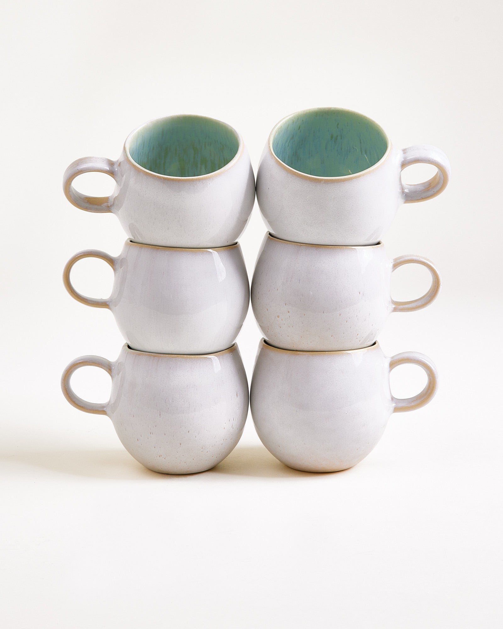 AREIA - SMALL MUG MINT SET OF 6