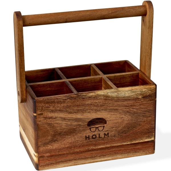 Holder med 6 rom 25x14x22 cm akasietre