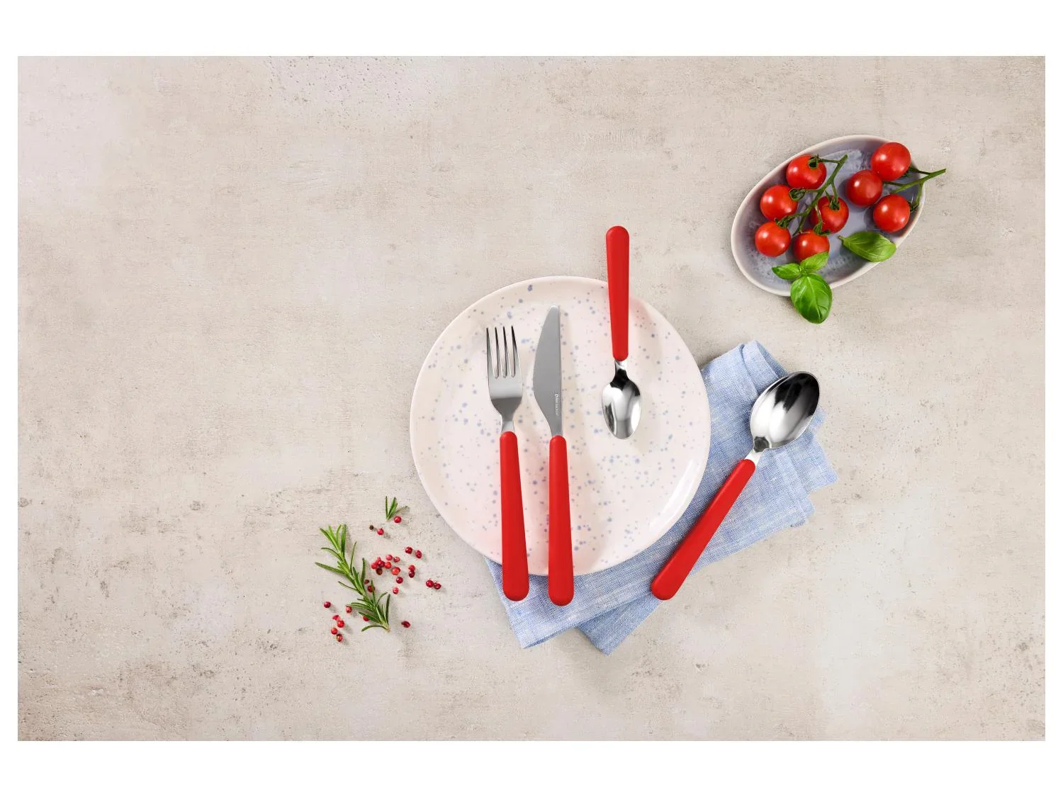 SILVERCREST Set de 16 couverts en acier inoxydable