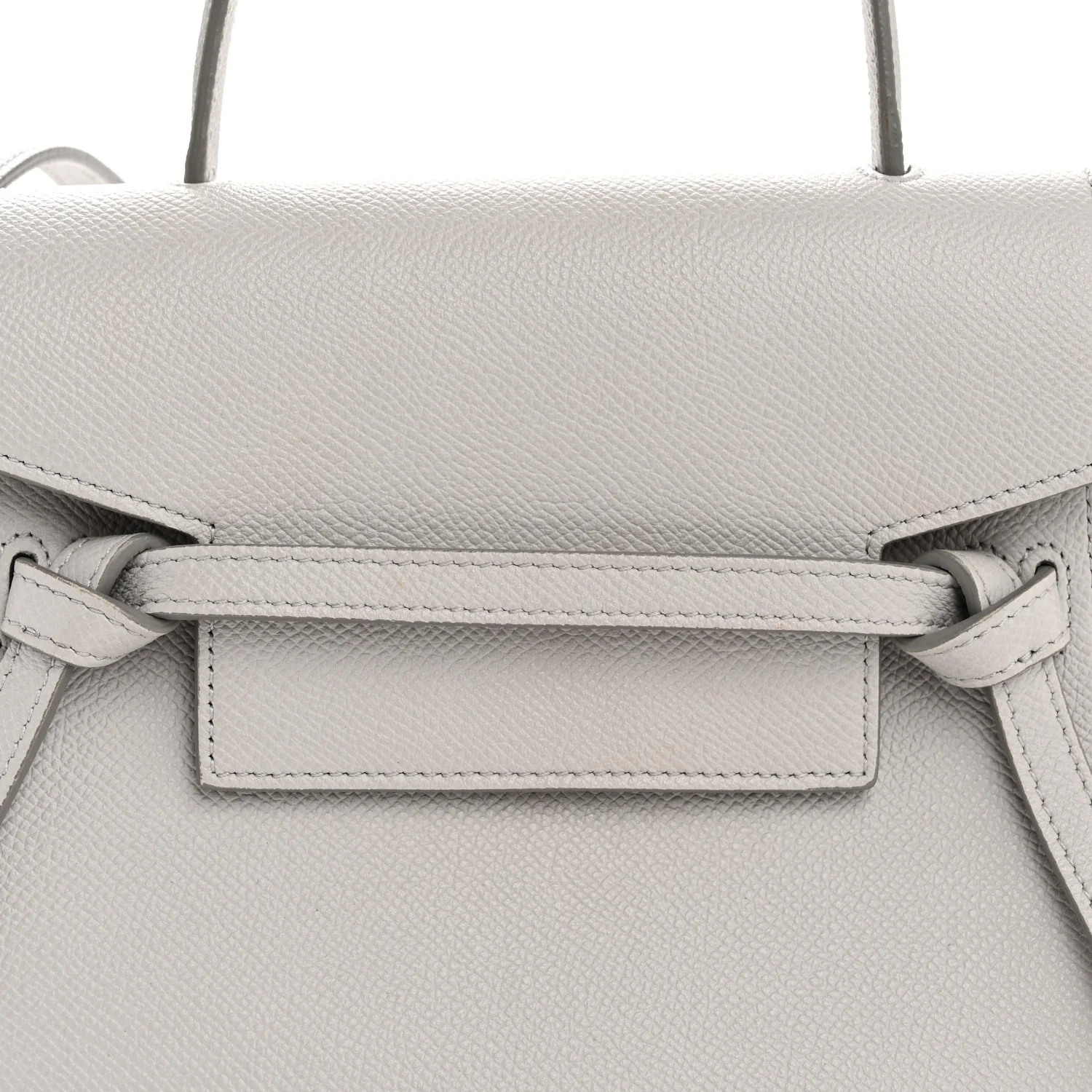 Grained Calfskin Nano Belt Bag Mineral