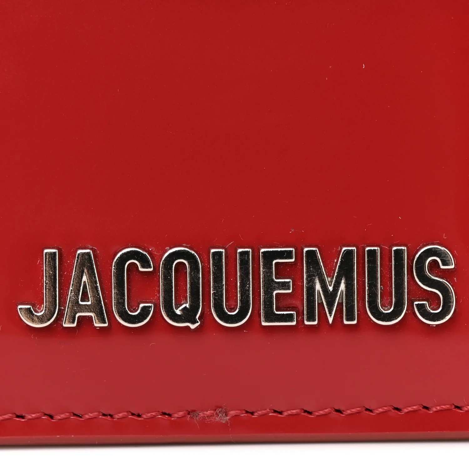 Glazed Calfskin Le Grand Bambino Red