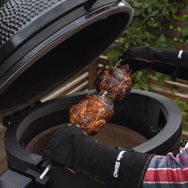Grillhansker premium 38x18 cm skinn 2 stk
