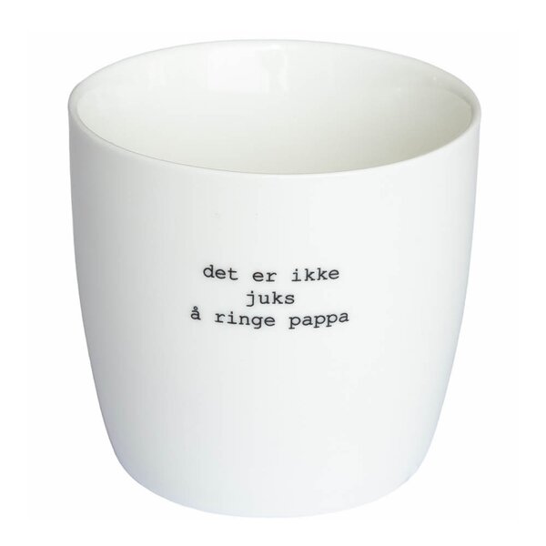 Krus Ikke juks å ringe pappa 30 cl hvit