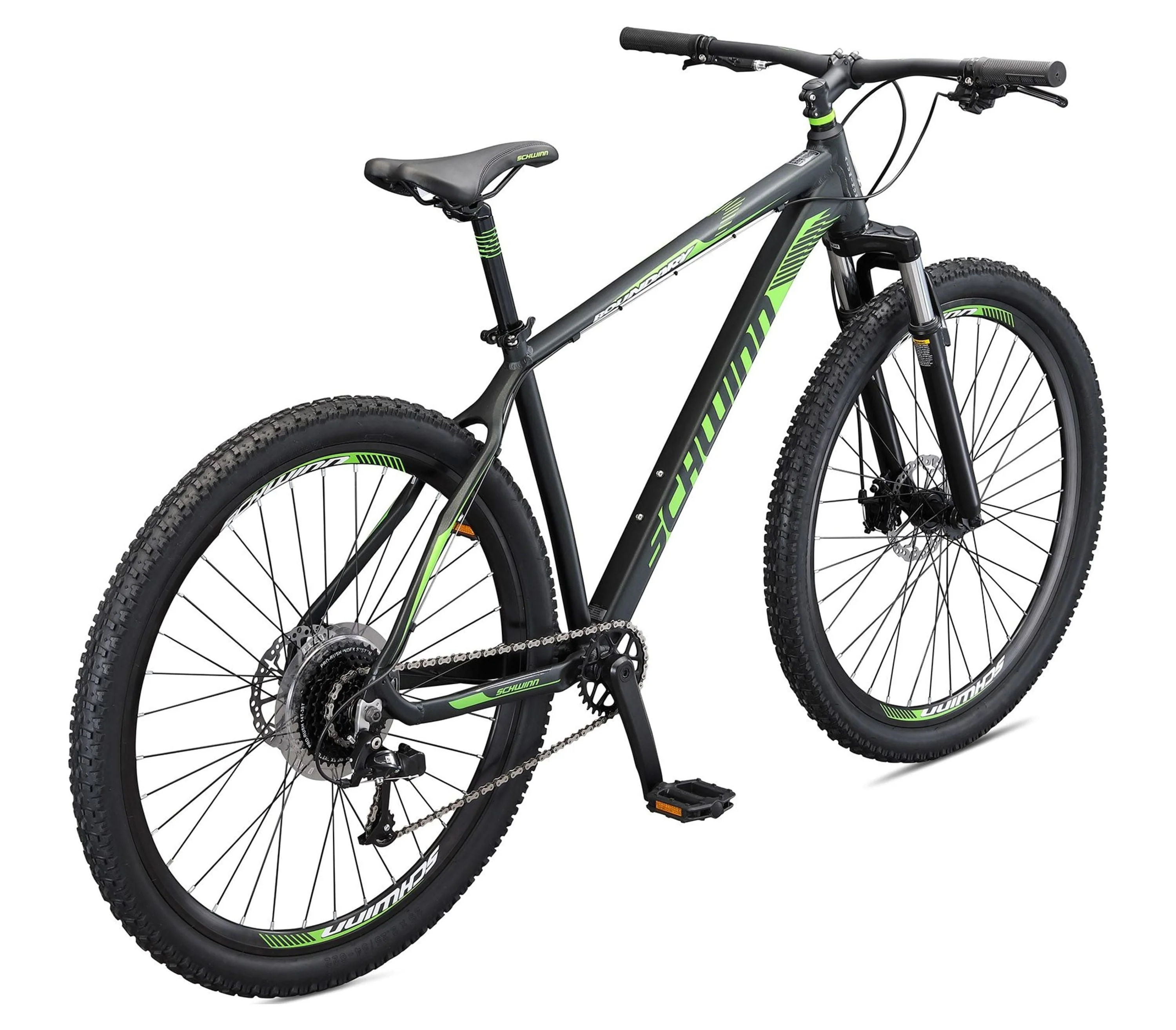 Schwinn 29 - In. Boundary Mens Mountain Bike, Black and Green