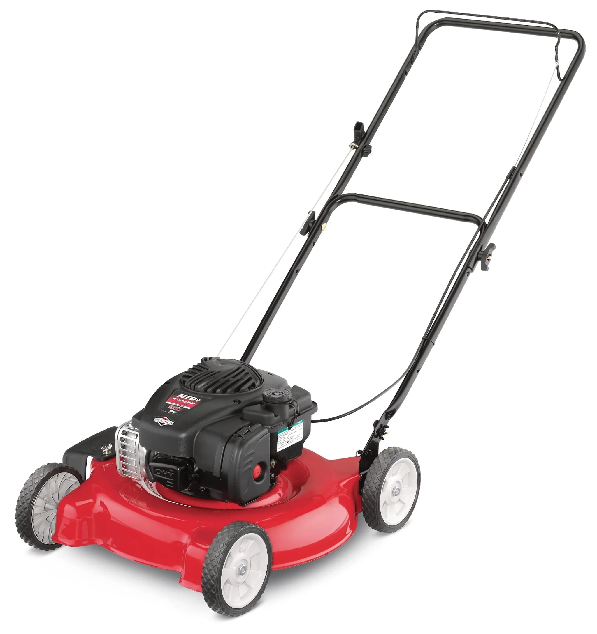 20 in 125CC Walk Behind Push Mower with Side Discharge Cutting System(1)