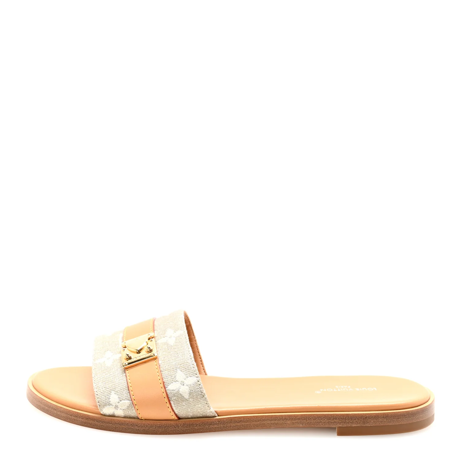Monoglam Lock It Flat Mule 36.5 Gold