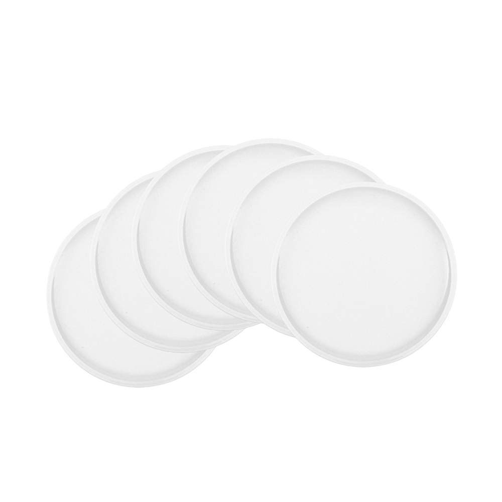 Artesano Salad/ Dessert Plate - White, 8.7'', Premium Porcelain
