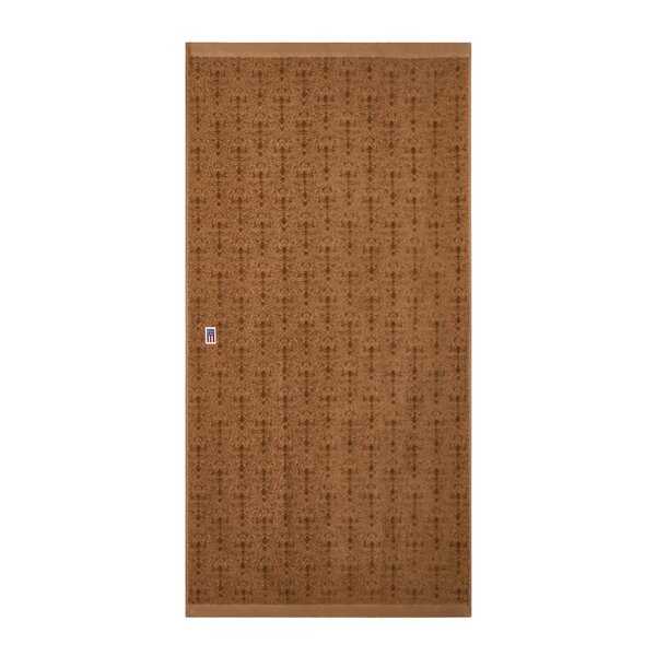 Velour jacquard ornament håndkle 50x70 cm fudge