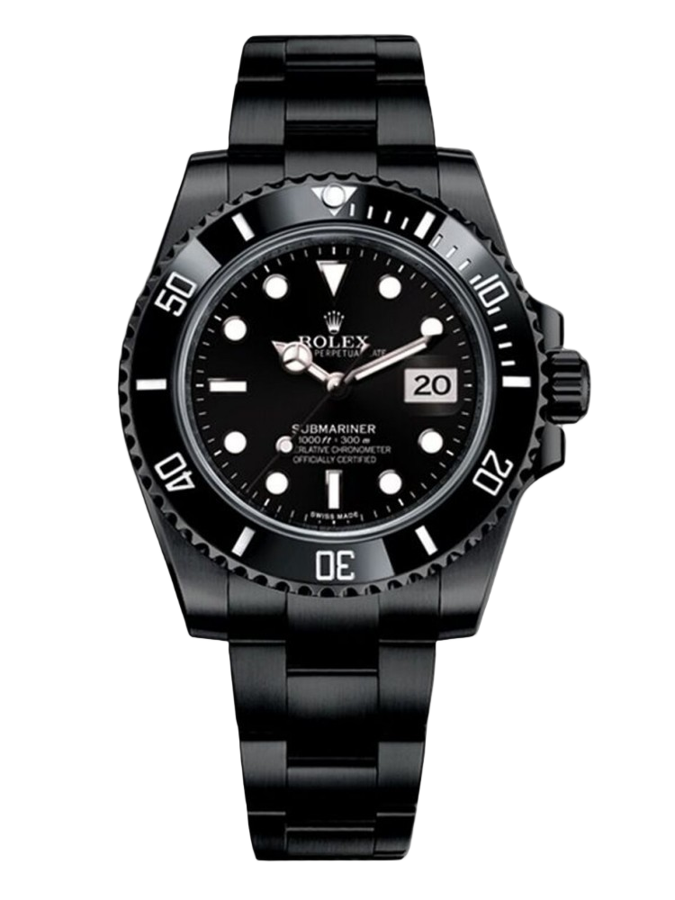 Rolex Submariner Date 116610LN Black Dial Black PVD/DLC Stainless Steel 40MM Mens Replica Watch