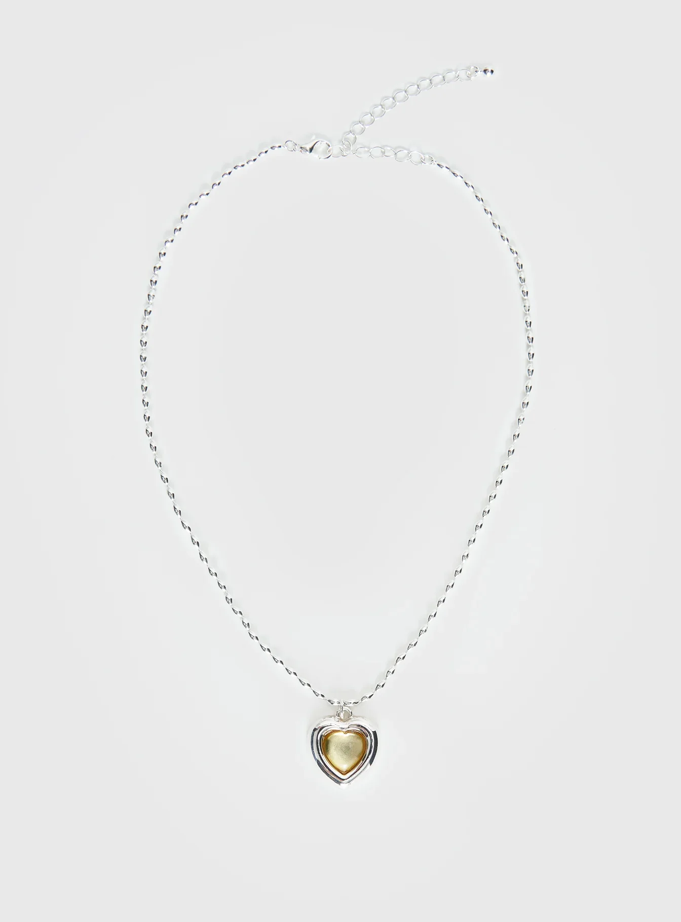 Wishes Granted Dainty Pendant Necklace Silver Yellow