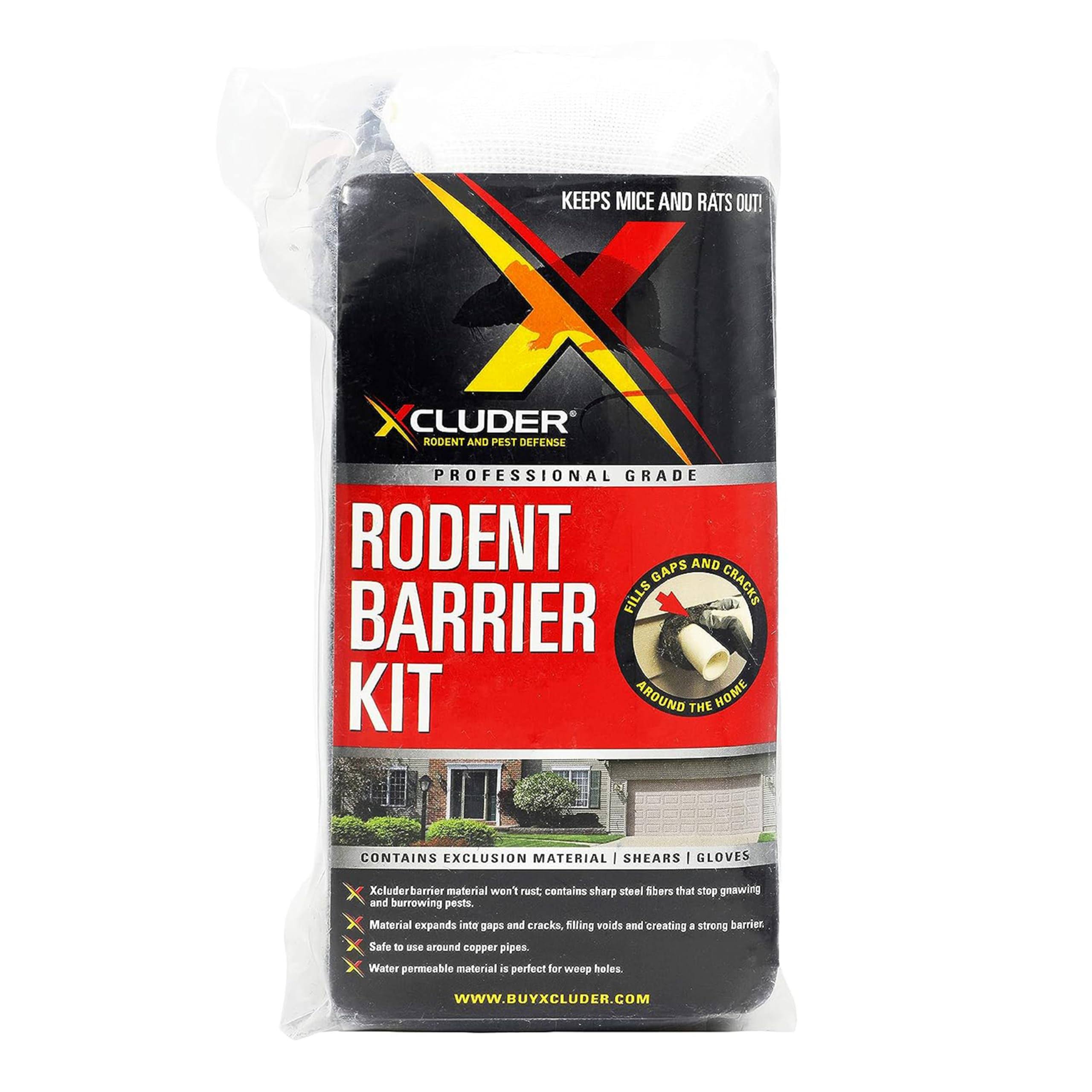 Xcluder Rodent Control Fill Fabric Large DIY Kit, Stops Rats and Mice