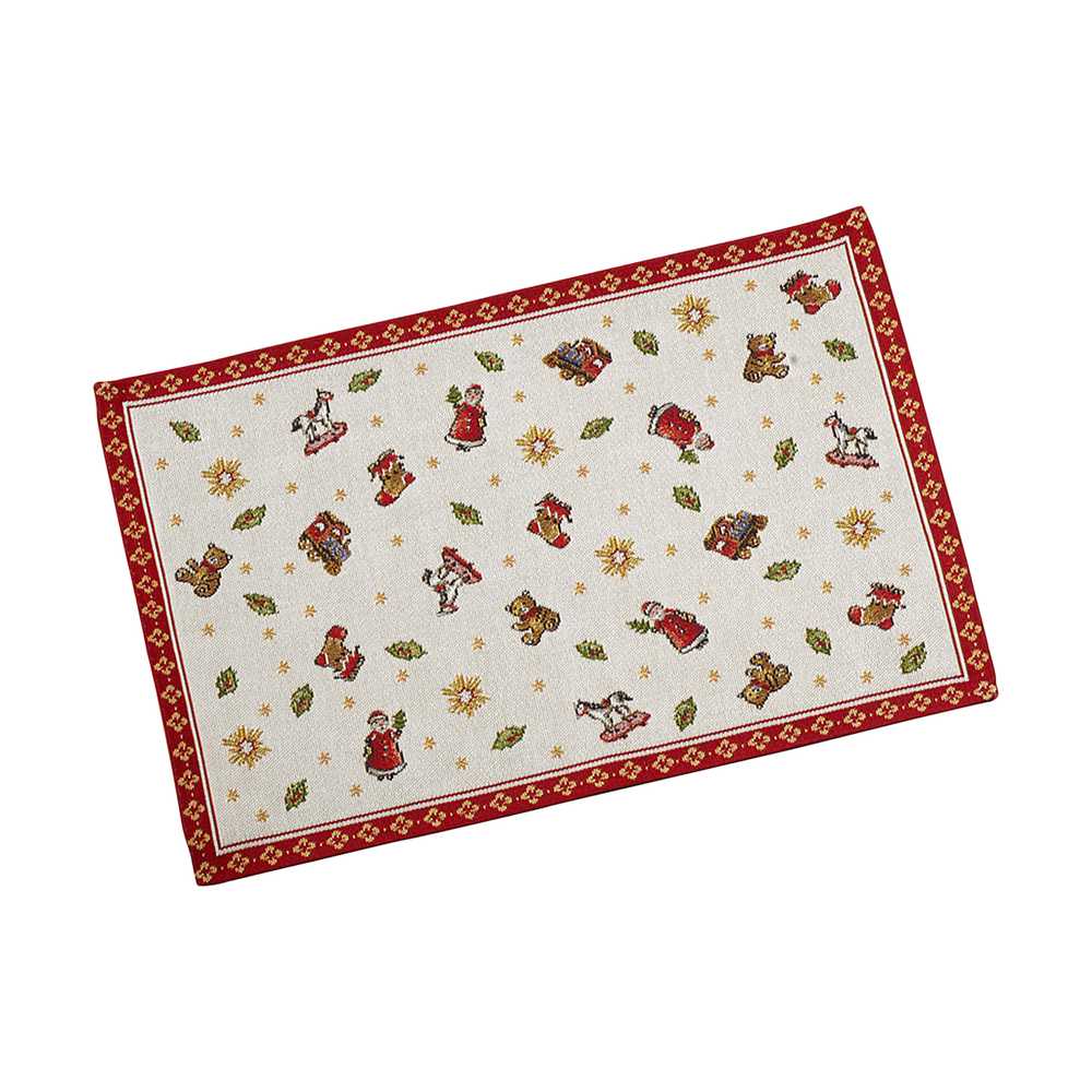 Toy's Delight Placemat - Red, 18.9'' x 12.6'' x 0.1''