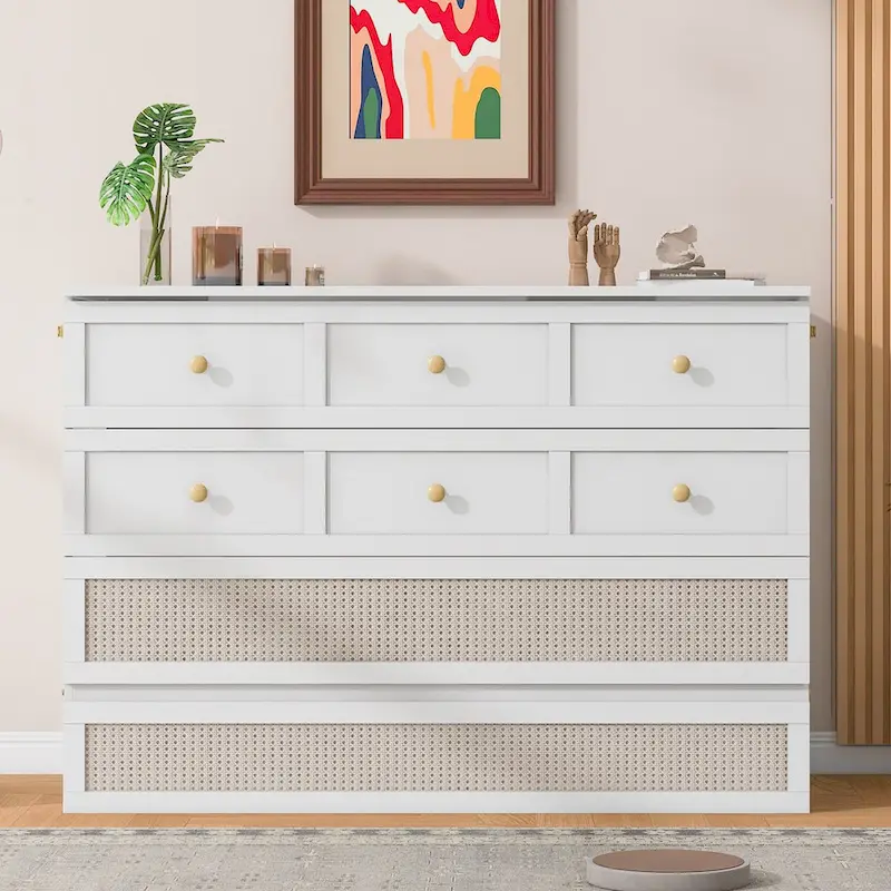 Spacious Murphy Bed with Ample Storage Drawers