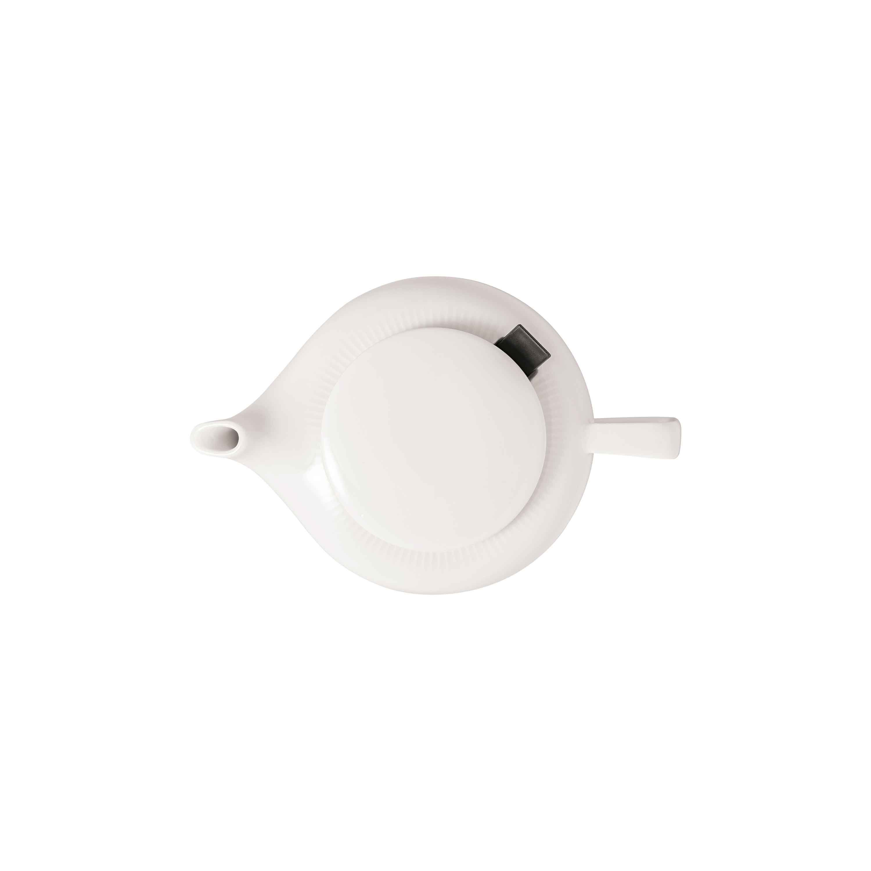 Afina Teapot - White, 14.3 oz, Premium Porcelain