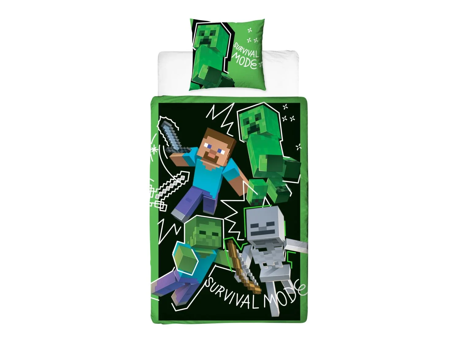 Parure de lit enfant rversible, 140 x 200 cm
