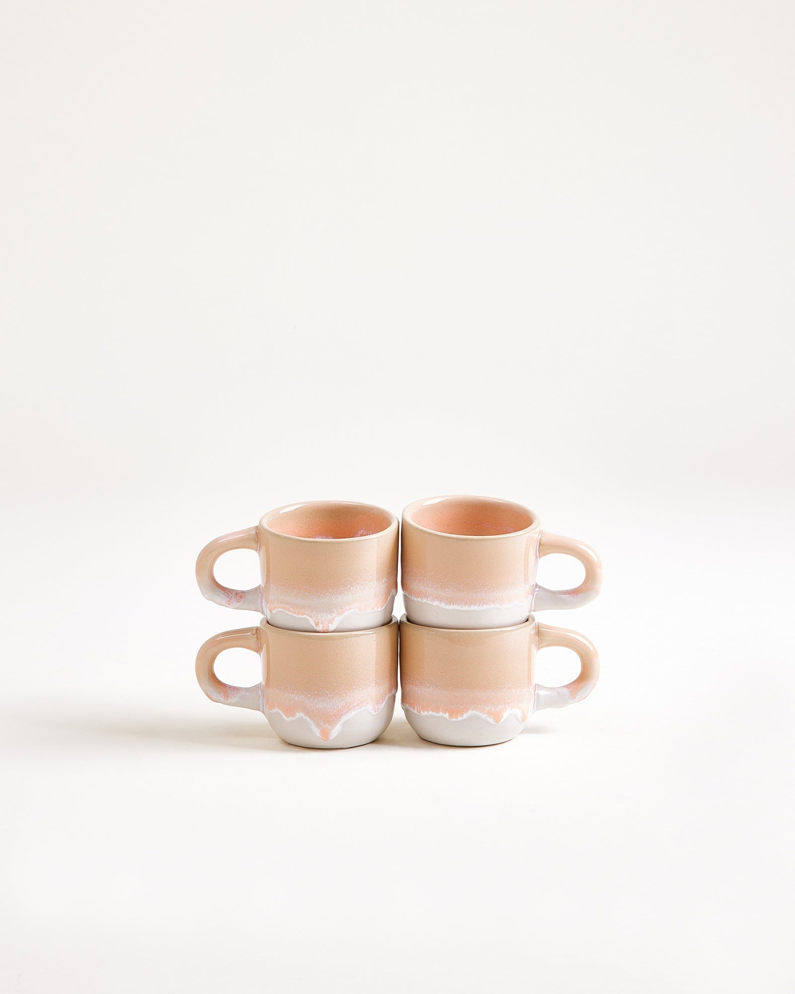 COIMBRA - ESPRESSO MUG APRICOT SET OF 4