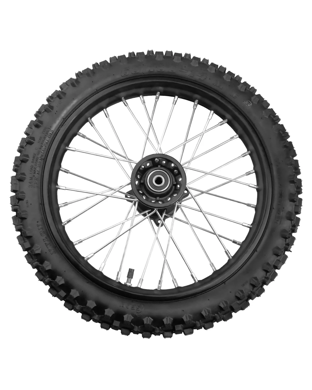 60/100-14 Front Wheel Outer Tire and Rim Fit for Yozma IN10 Dirt Bike
