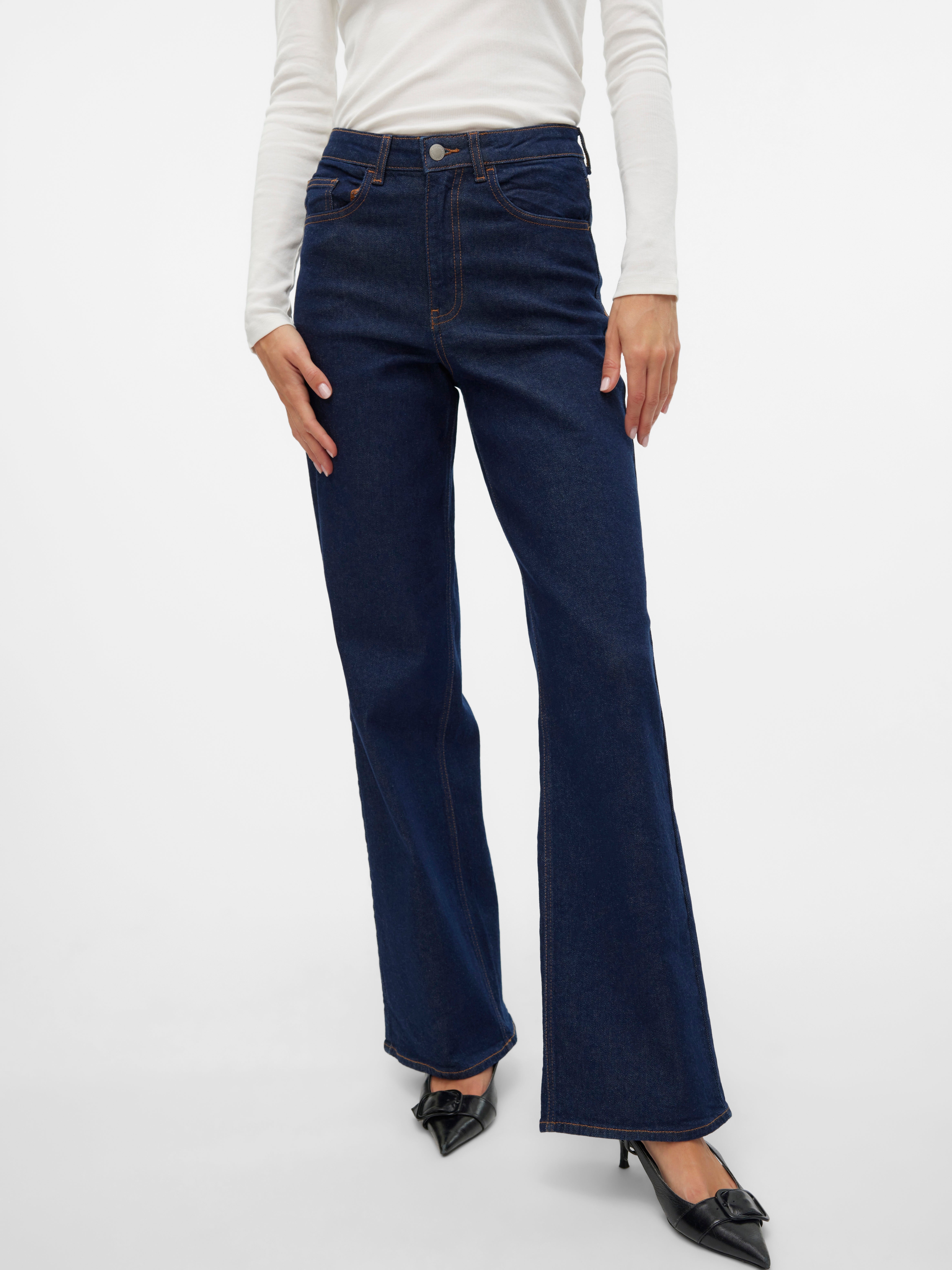 VERO MODA® VMREBECCA Super high rise Wide Leg Fit Jeans
