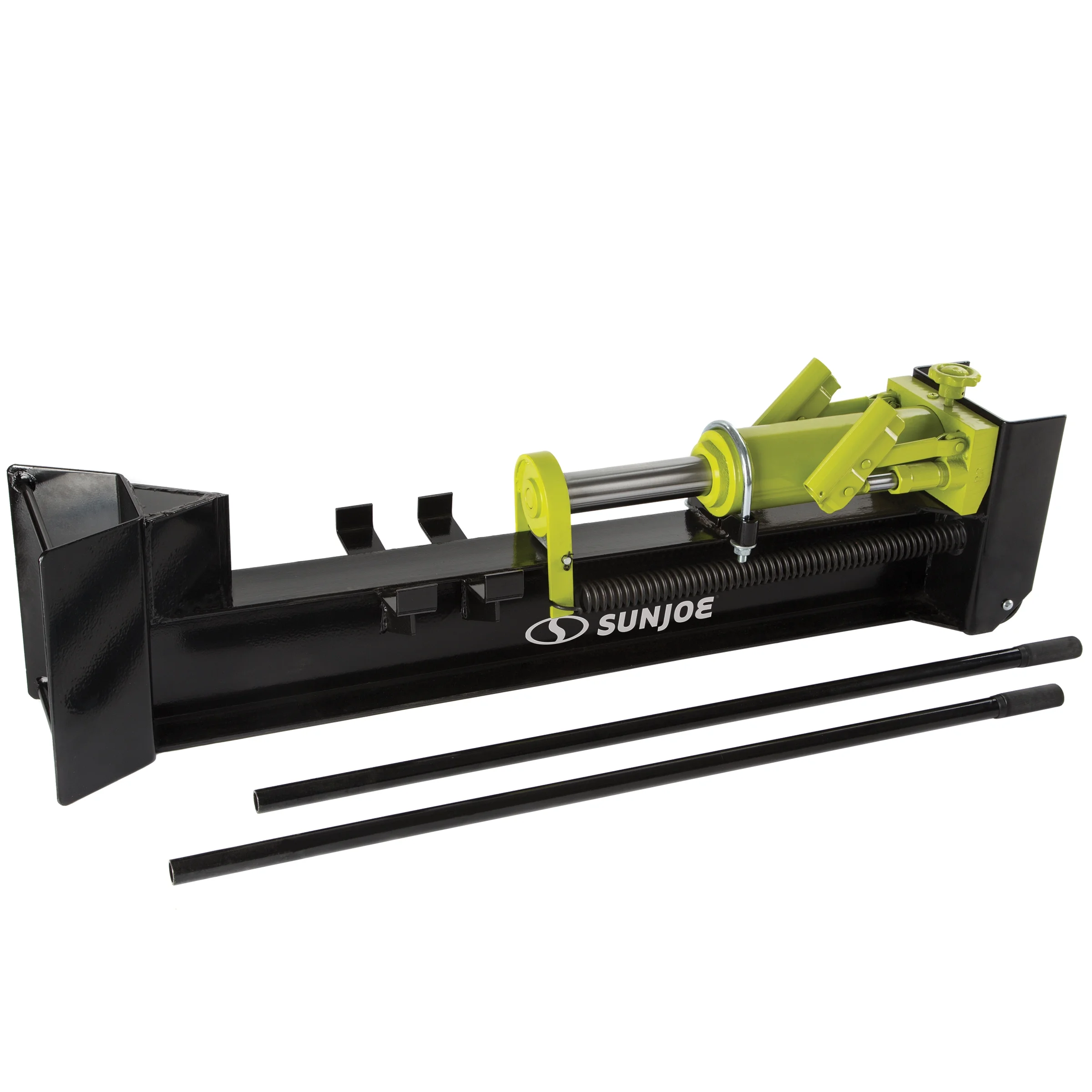 Sun Joe Hydraulic Steel Beam Log Splitter, 10 Ton Capacity Firewood Tool, Green, LJ10M