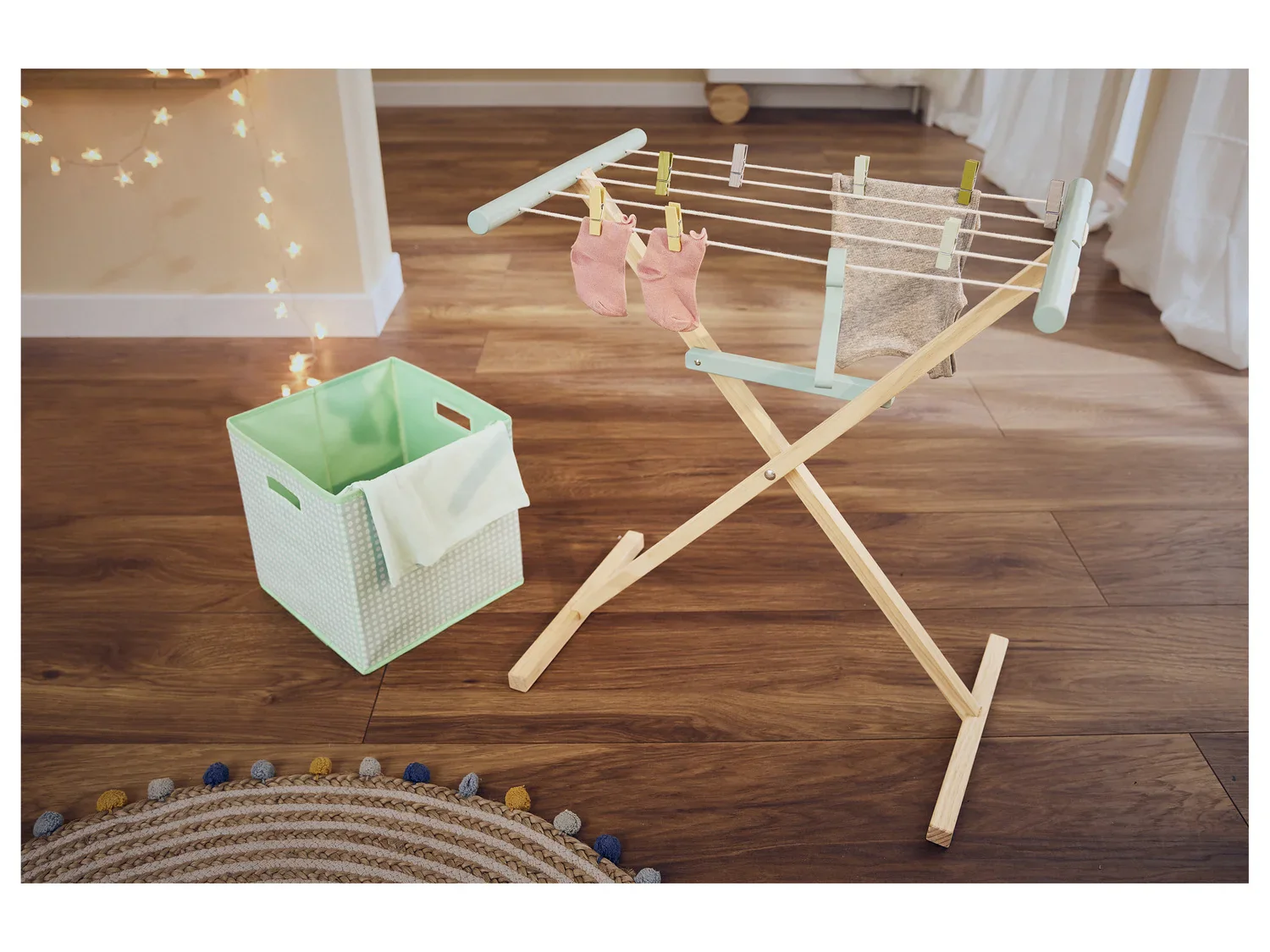 Playtive Set de mnage, planche  repasser ou tendoir  linge pour enfant