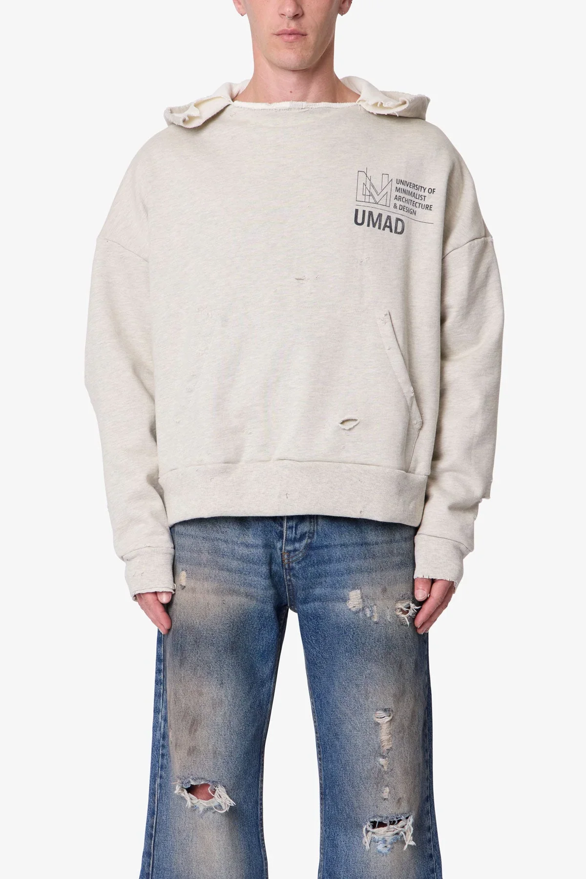 UMAD Thermal Hoodie - Heather Grey