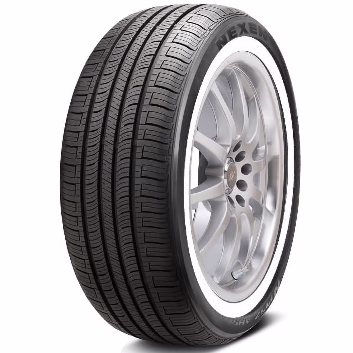 Pair of 2 Nexen N'Priz AH5 235/75R15 109S White Wall All-Season Performance 50k Mi Tires 15408NXK / 235/75/15 / 2357515