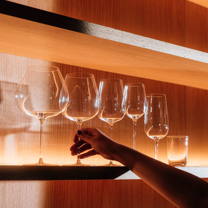 Orrefors x Björn Frantzén hvitvinsglass 44 cl 2 stk