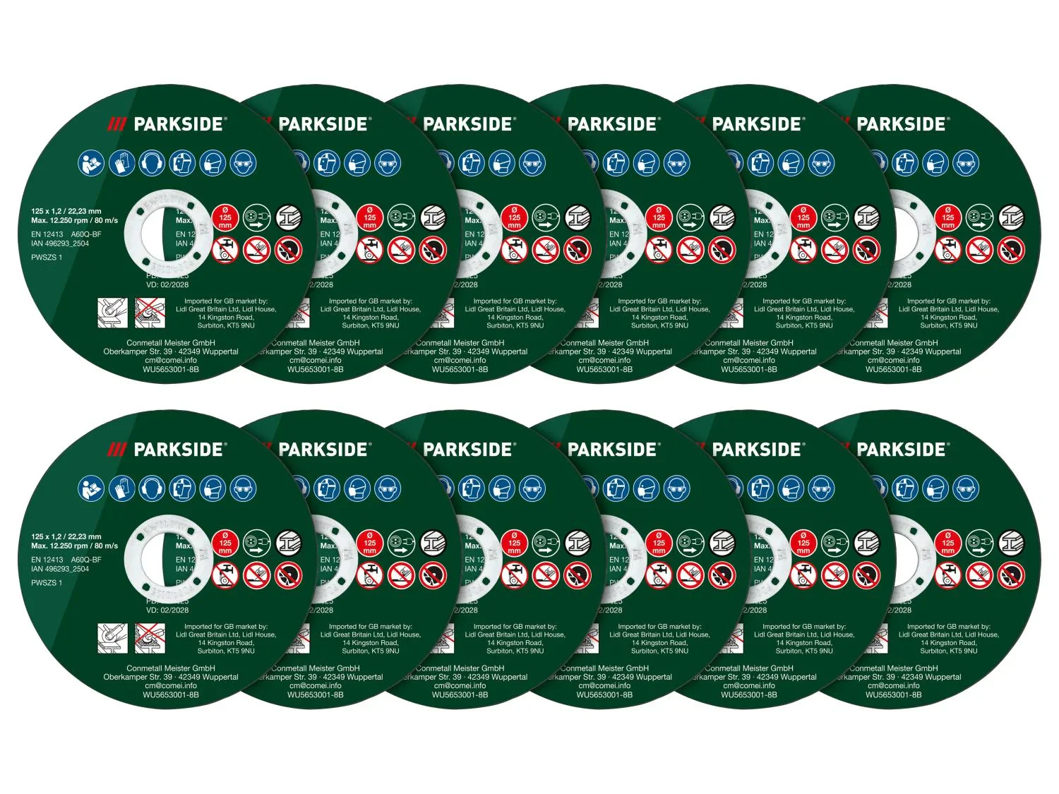 PARKSIDE Set de disques diamant ou Disques  trononner