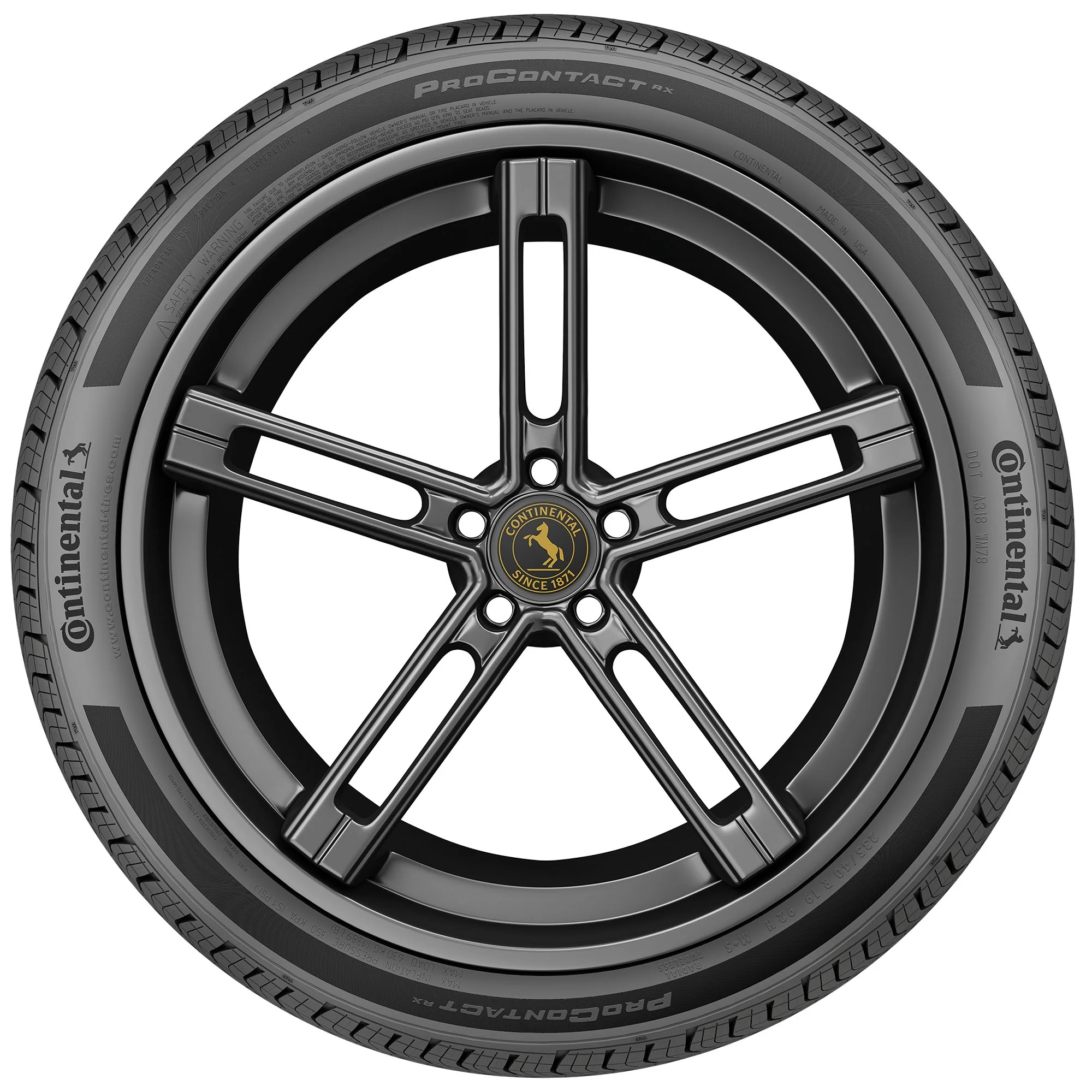Continental Procontact RX All-Season 235/40R18 91W Passenger Tire