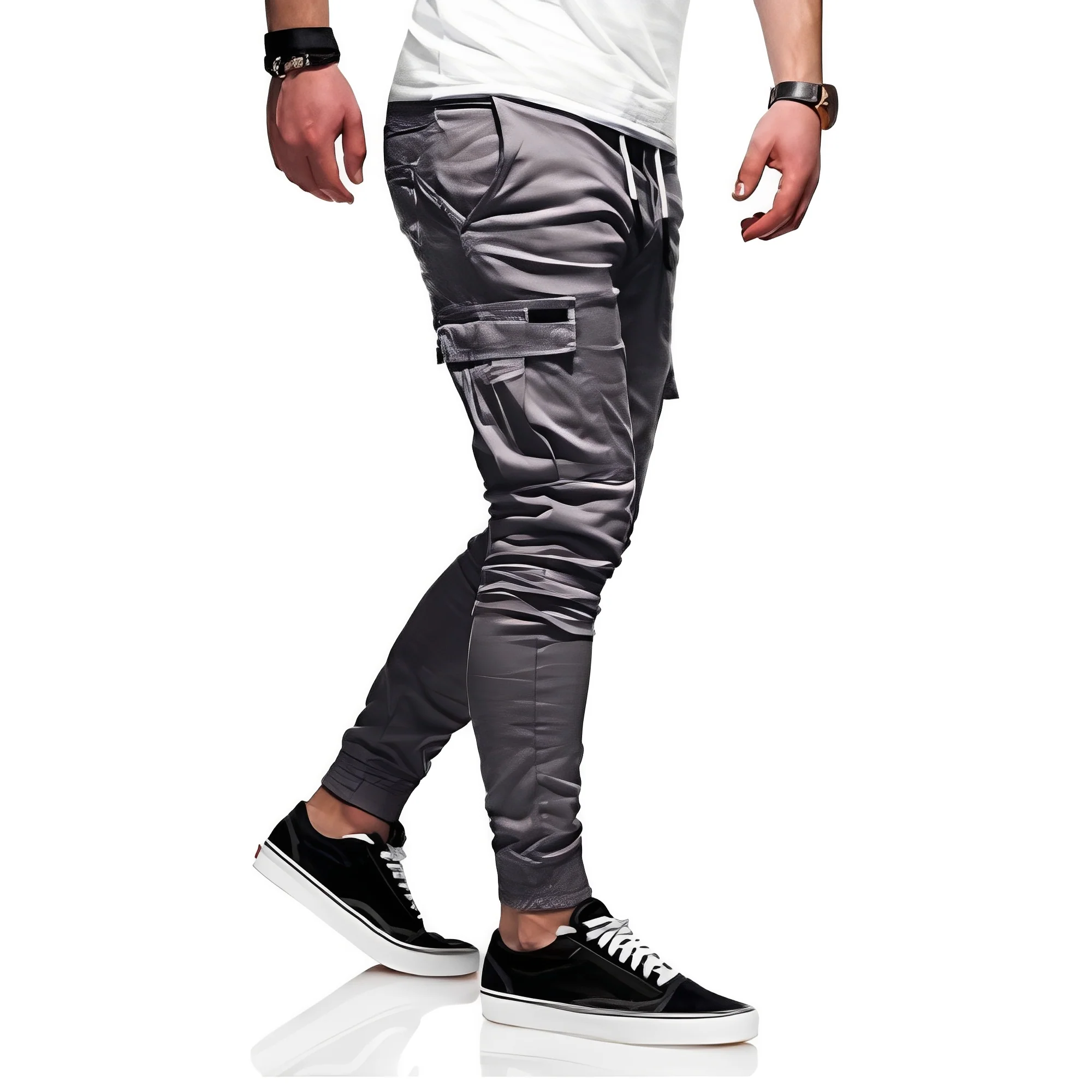 Alec - Pantalon cargo décontracté