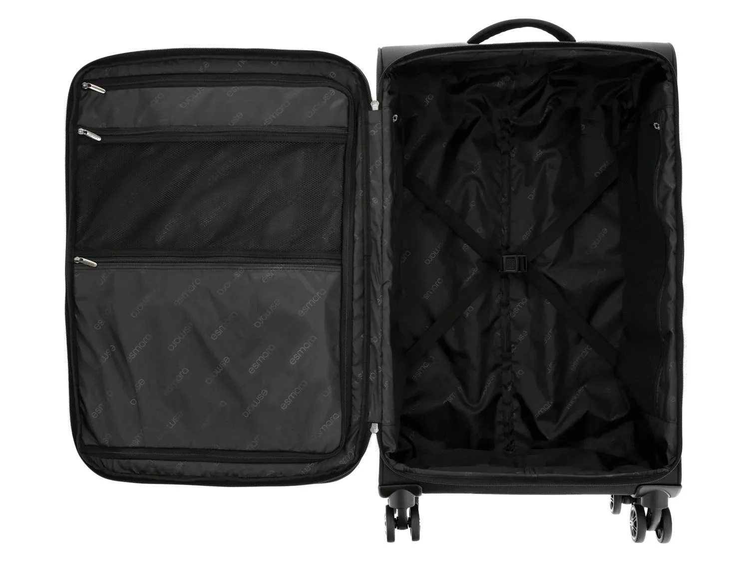 esmara Set de 2 valises  roulettes