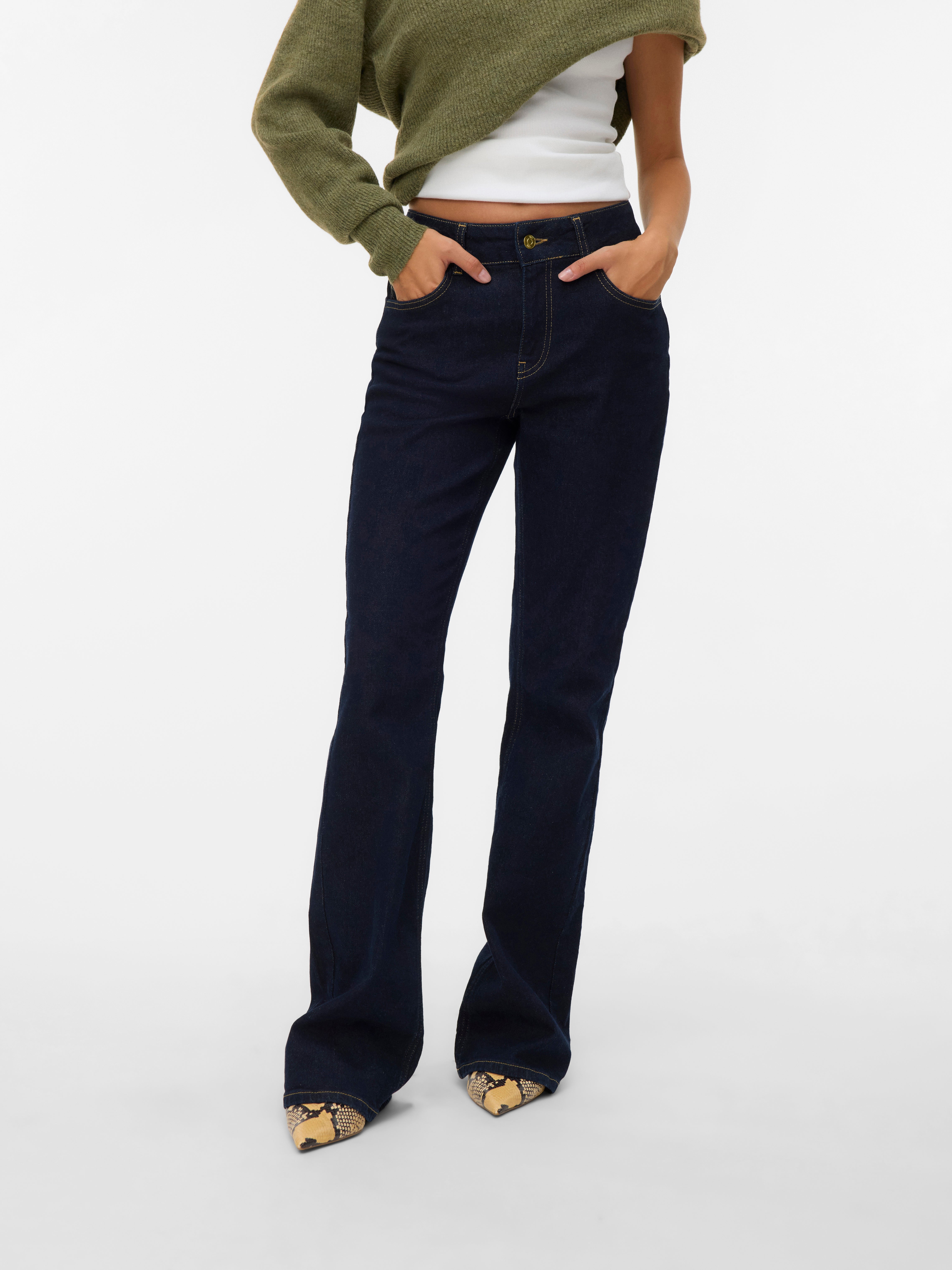 VERO MODA® SNRANCY Mid rise Bootcut Fit Jeans