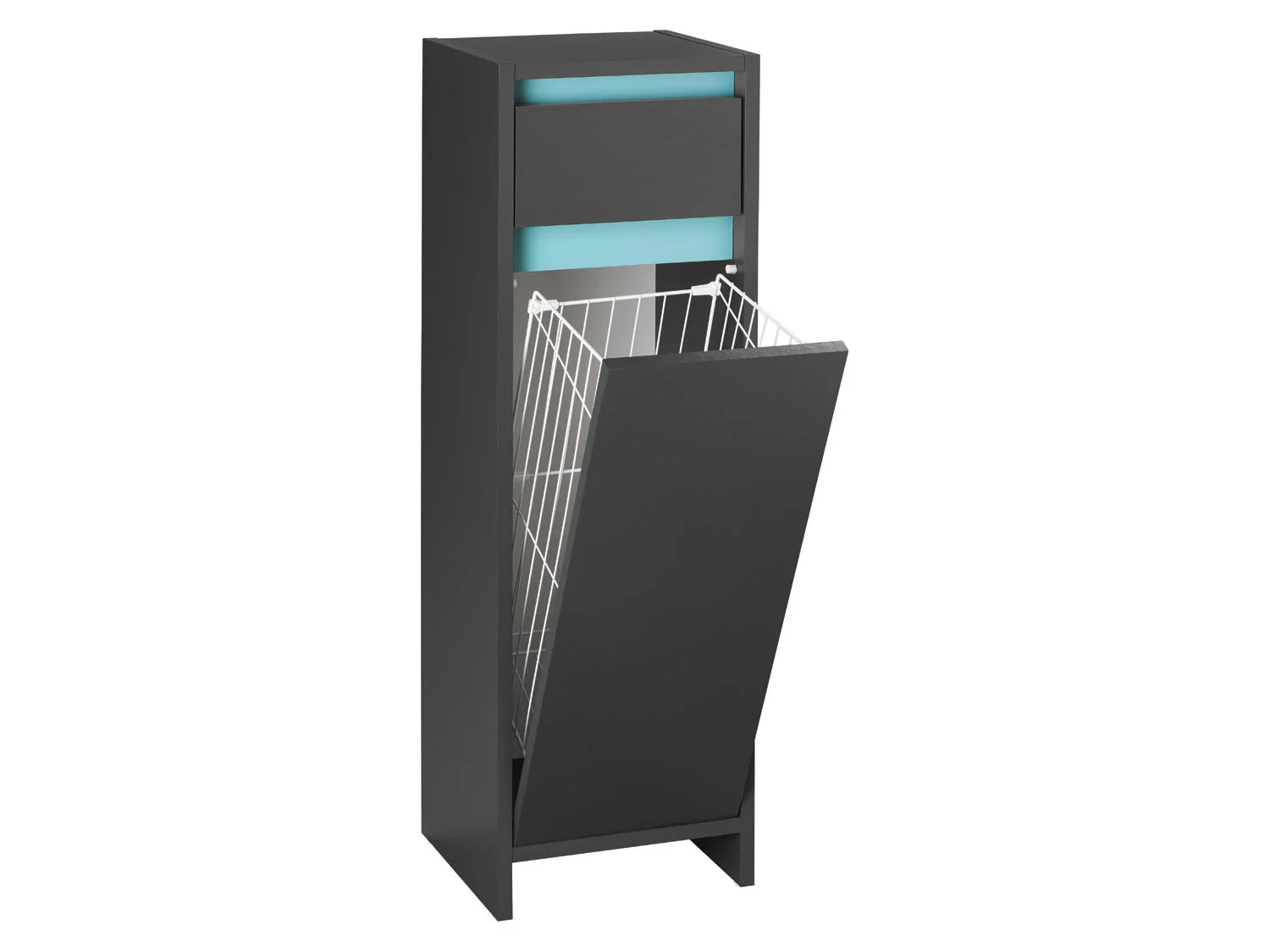 LIVARNO home Armoire latrale de salle de bains Oslo, 32 x 99 x 30 cm, anthracite