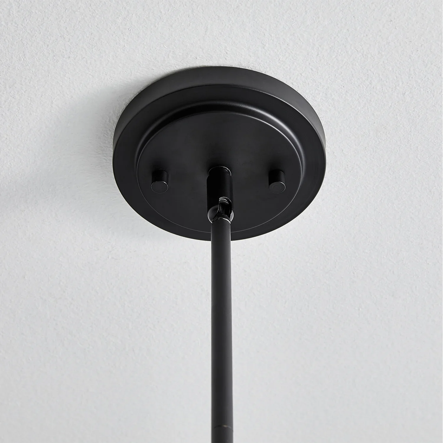 Better Homes & Gardens Meadowood 4-Light Chandelier, Matte Black Finish, White Fabric Shades, LED Bulbs Included