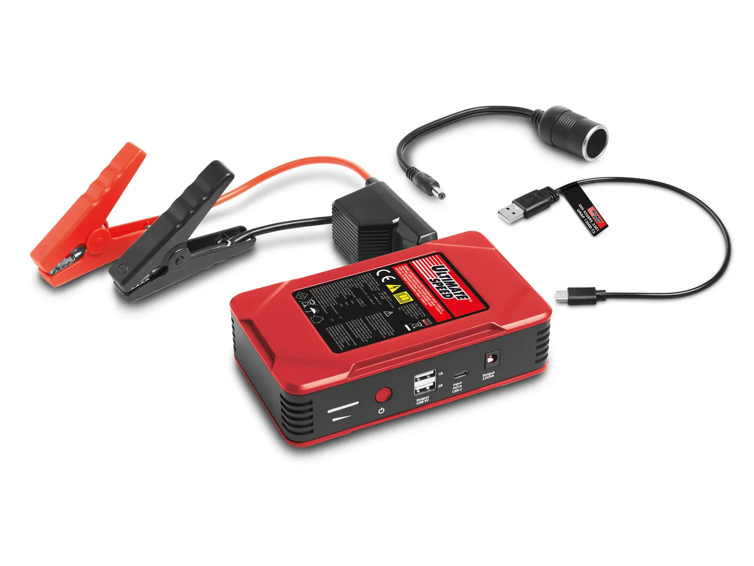 ULTIMATE SPEED Aide au dmarrage pour voitures avec batterie externe Powerbank UMAP 12000 C3