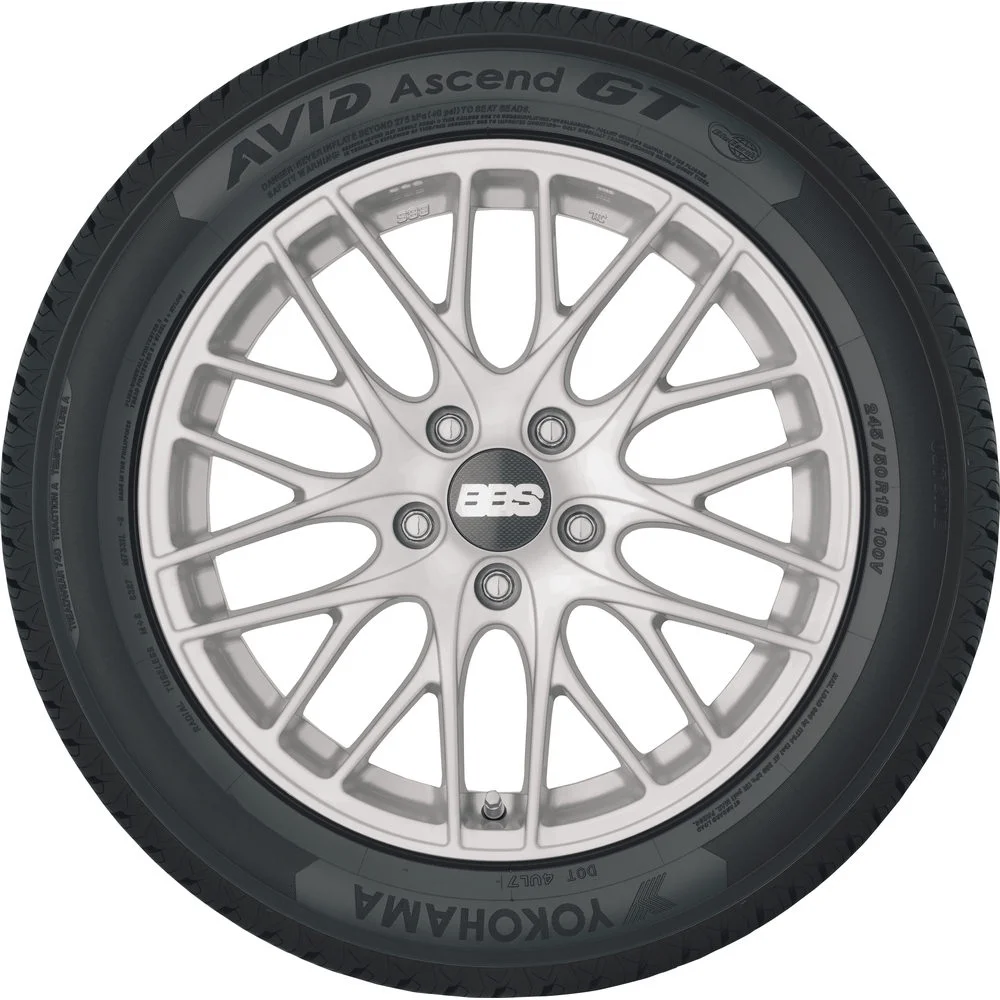 Set of 4 Yokohama Avid Ascend GT 195/65R15 91H Tires 1956515 195 65 15