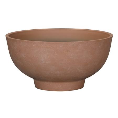 Better Homes & Gardens Terracotta Recycled Resin Planter,12in x 12in x 6in, Size: 12 inch