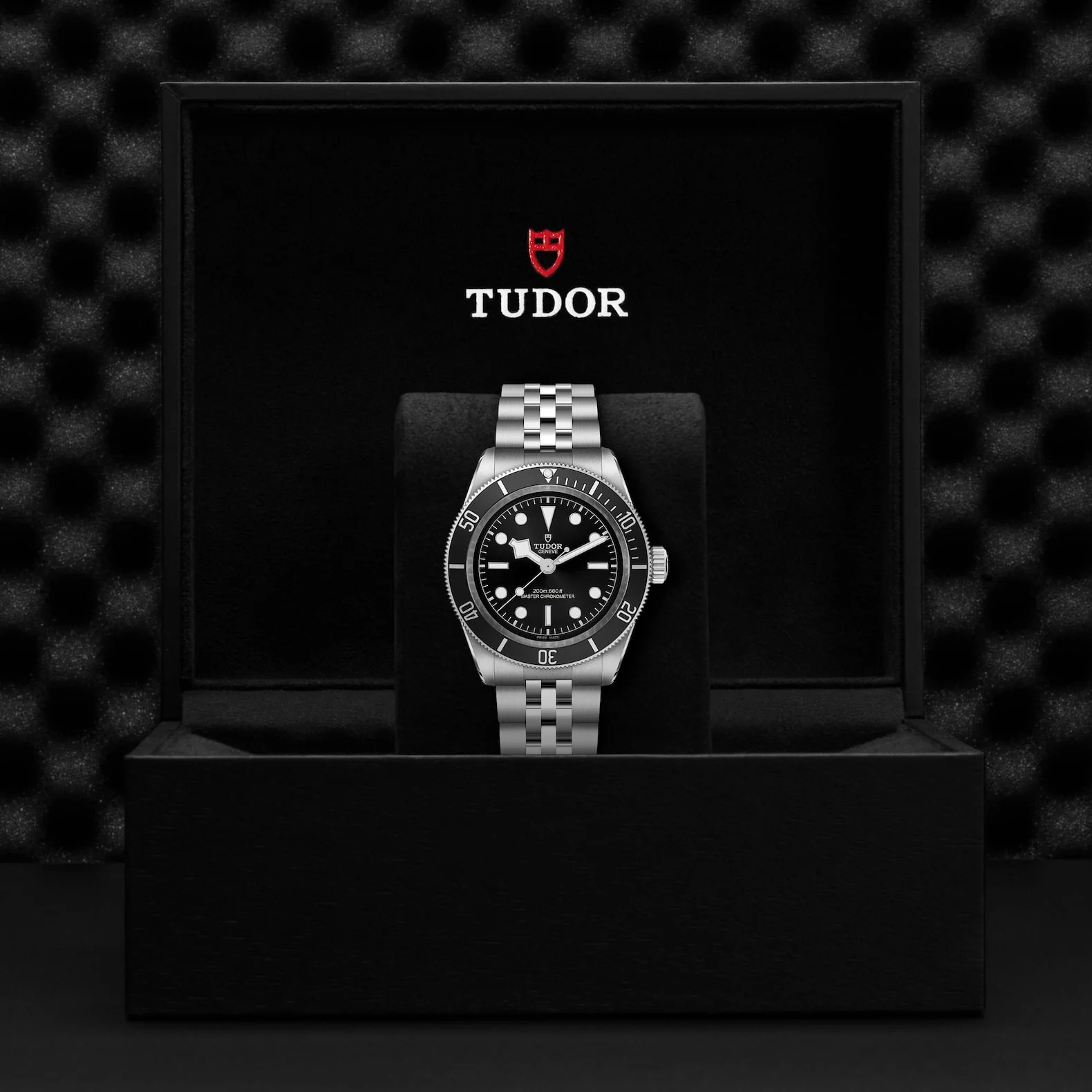 [Super Clone]Black Bay 41mm Black Dial & Bezel Men's Five-Link Bracelet Watch