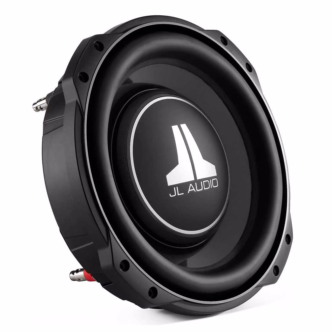 10TW3-D8 10" 400W RMS Dual 8-Ohm Voice Coil Shallow-Mount Car Subwoofer