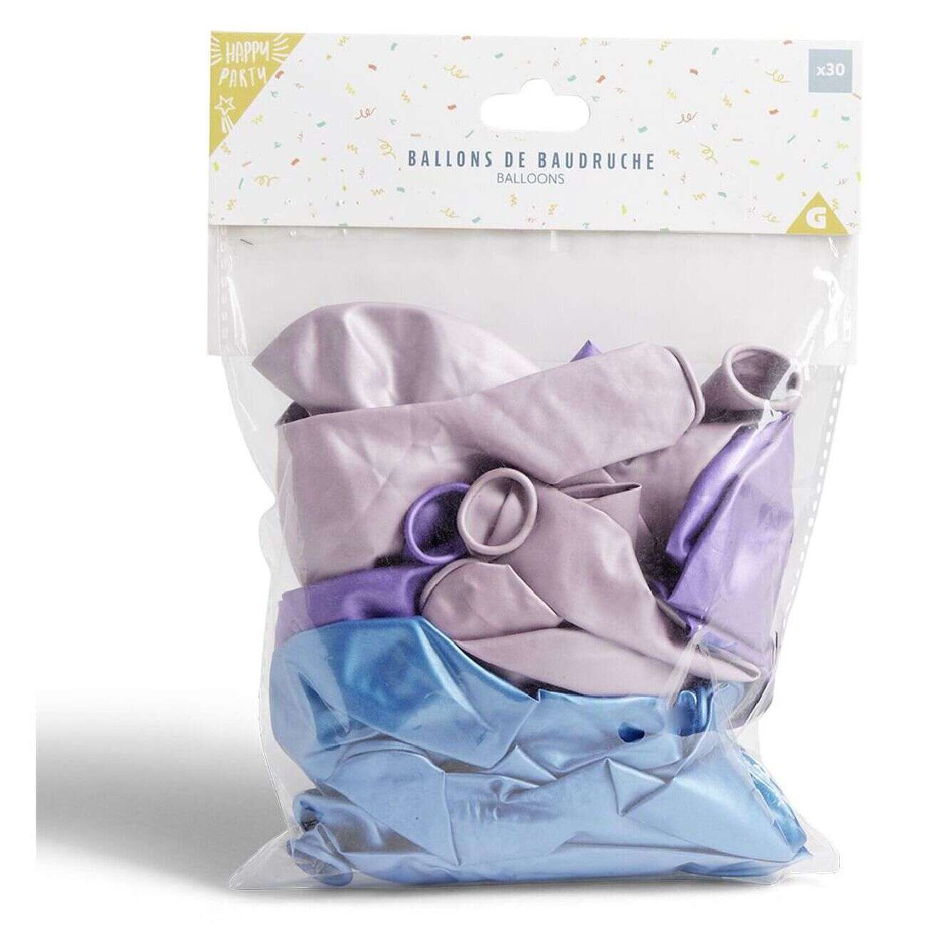 Ballon de baudruche métallisé x30
