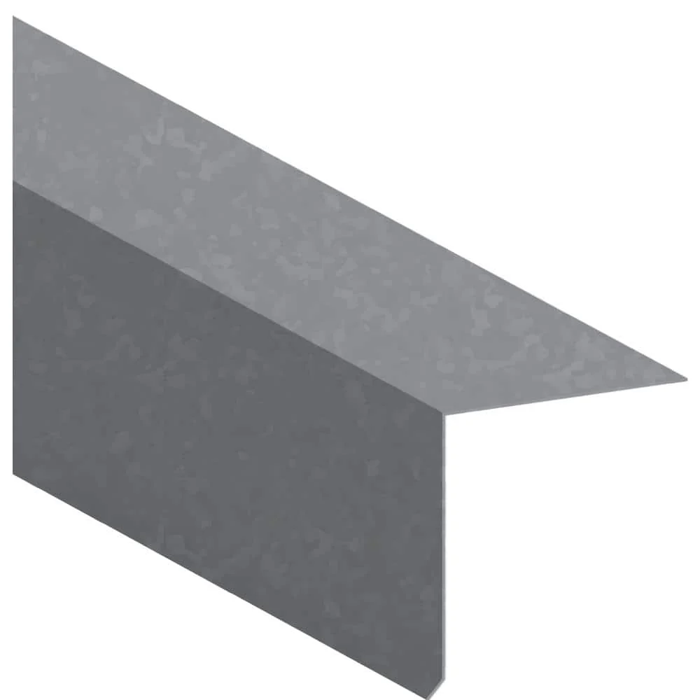 Galvanized Nosing Drip (Drip Edge Flashing) 26-Gauge 2 in. x 2 in. Mill Finish