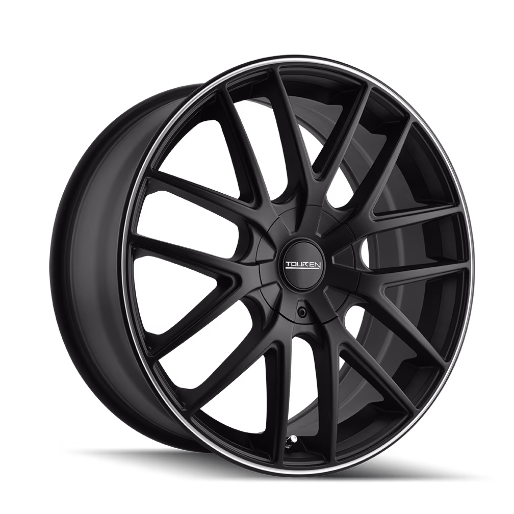 Tr60-3260 18X8 5X110/5X115 40Et 72.62Cb Matte Black/Machined Ring