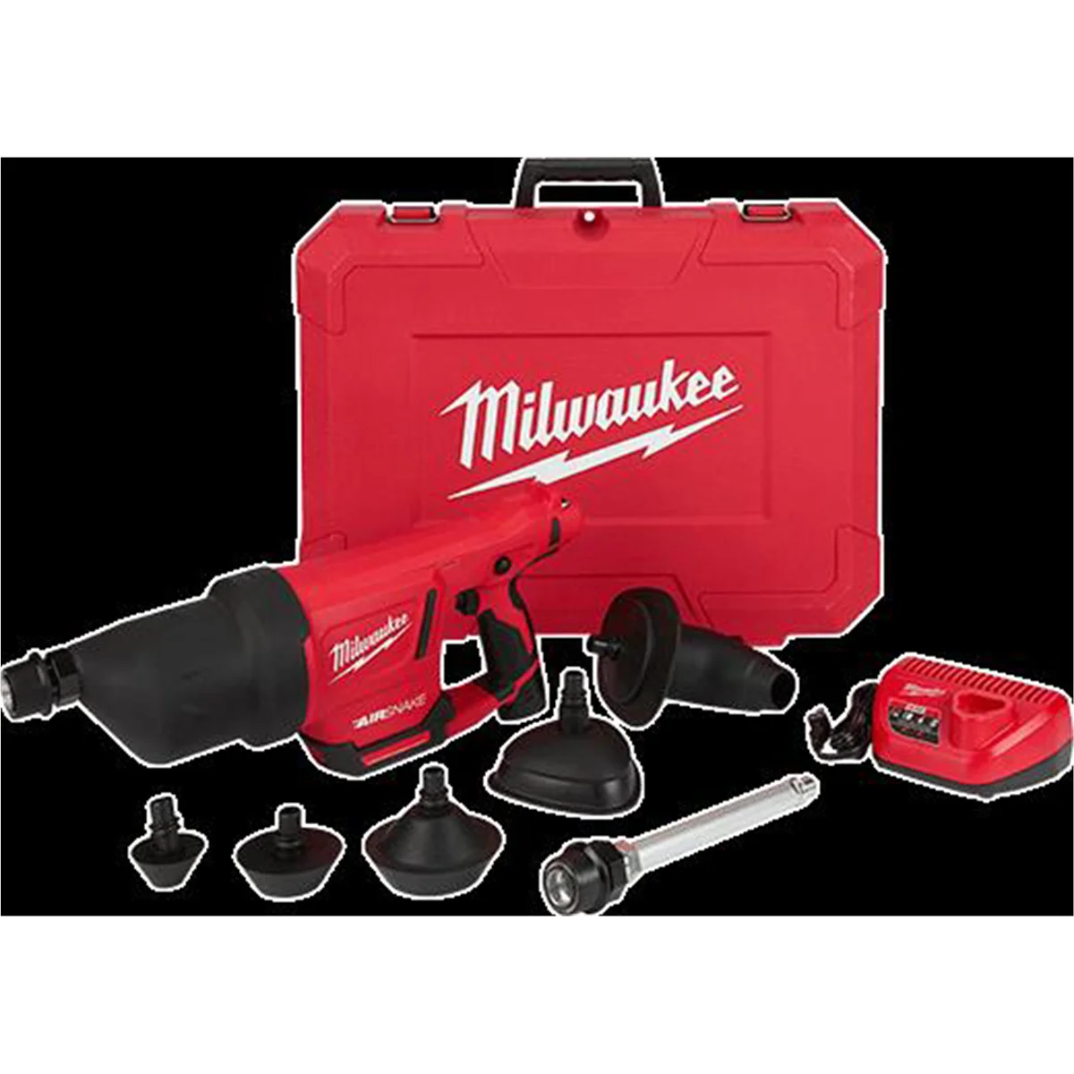 M12 AIRSNAKE Drain Cleaning Air Gun Kit - Image 2