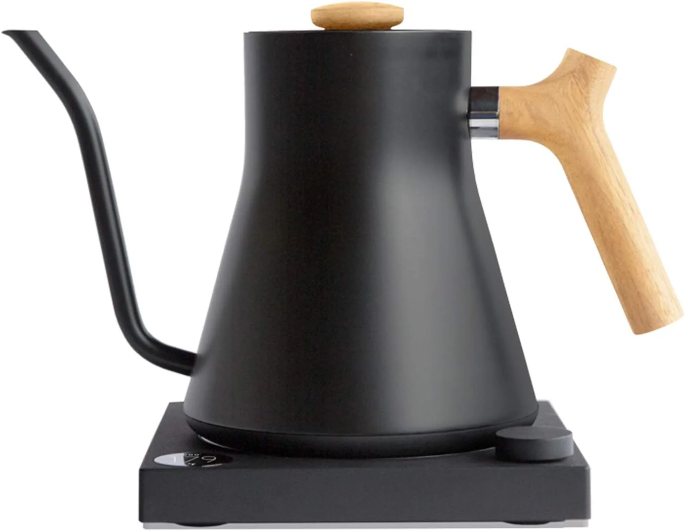 Stagg EKG Electric Gooseneck Kettle - Pour-Over Coffee and Tea Kettle - Stainless Steel Kettle Water Boiler - Quick Heating Electric Kettles for Boiling Water - Matte Black