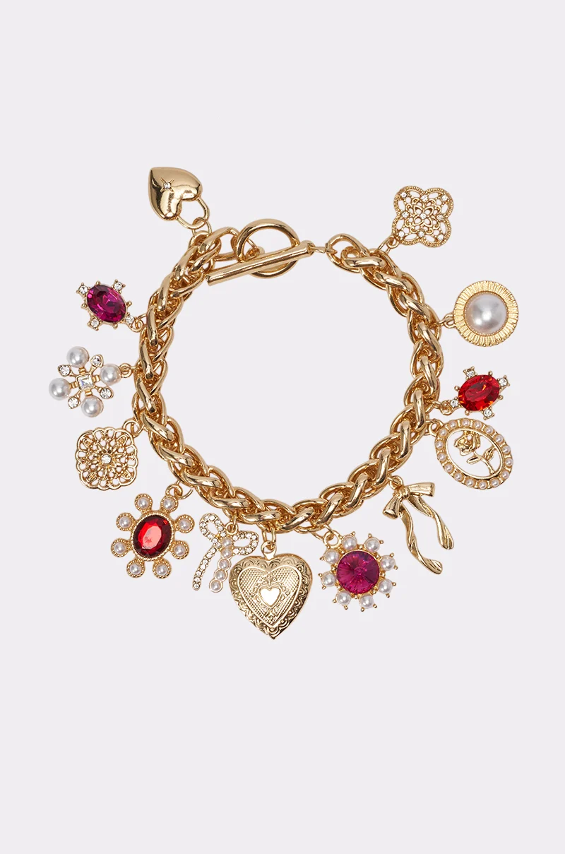 CHARMED LIFE CHARM BRACELET - Akira Store