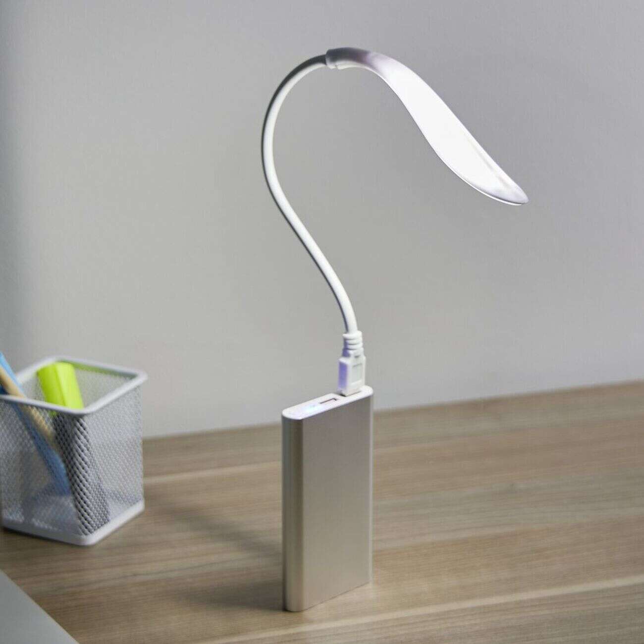 Lampe de lecture avec LED flexible et USB L40cm